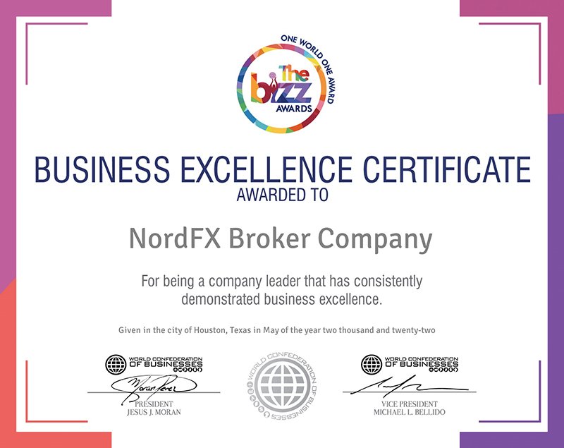 الاتحاد العالمي للأعمال يمنح شركة نورد فوركس جائزة التميز في الأعمال للمرة الثانية1